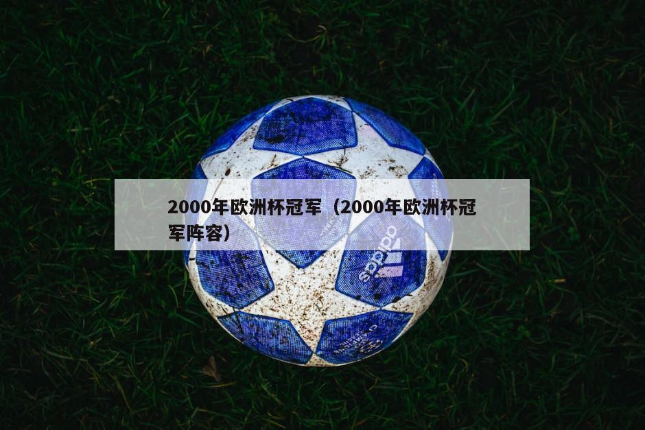 2000年欧洲杯冠军（2000年欧洲杯冠军阵容）