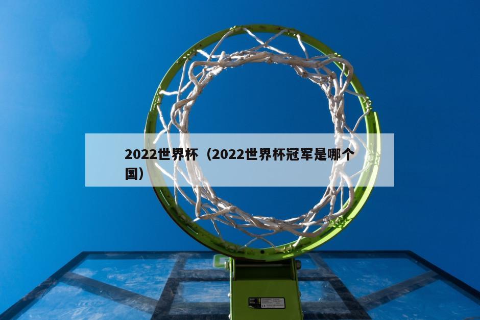 2022世界杯（2022世界杯冠军是哪个国）