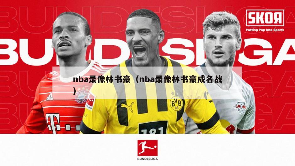 nba录像林书豪（nba录像林书豪成名战）